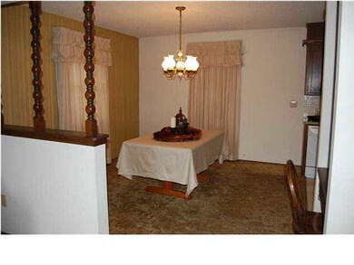 Spacious dining room