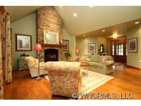 Gas Logs in Living Room