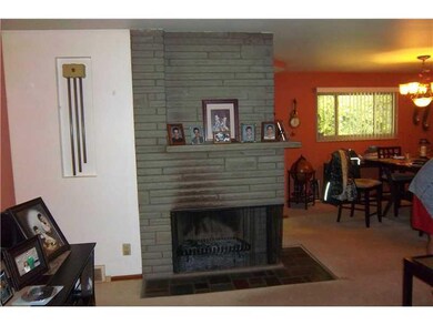 Living Room. Another view of the fireplace.