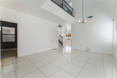 Entry room with light tile patterned flooring, vis