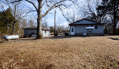 Backyard approx. 3/4 of an acre