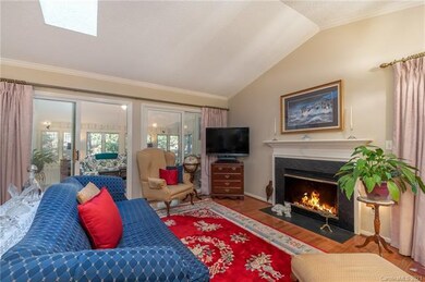 Wood burning fireplace