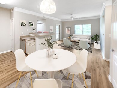 Living and Dining Staged