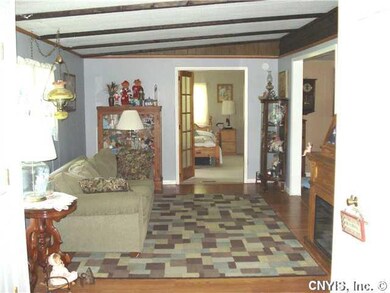 Living Room. Spacious living room offers separate 