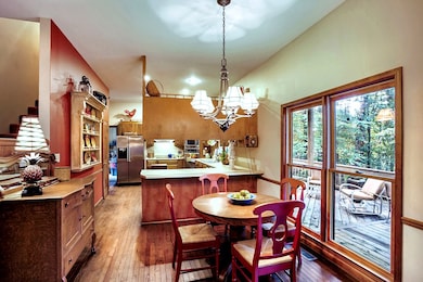 Opens to covered back deck