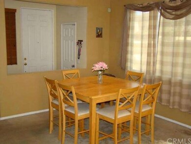 Dining area opened into kitchen..