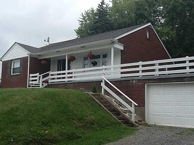 Exterior Front. huge deck for entertaining