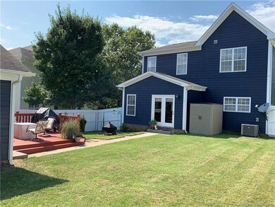Back view of house from yard
