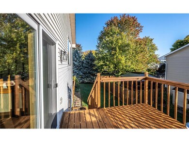 Walk out to a side deck for the formal dining room