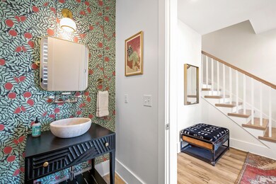 First floor half bath