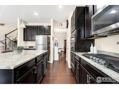 Kitchen is perfect for the chef in your family. Gas range, double oven, expansive island