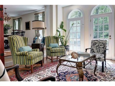 From the great room into the dining room