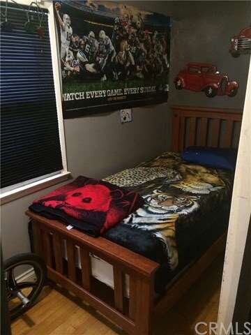 Bonus area used as a bedroom.