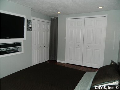 Master Bedroom Master bedroom has gorgeous floors, double closets, and built-in for flat screen tv