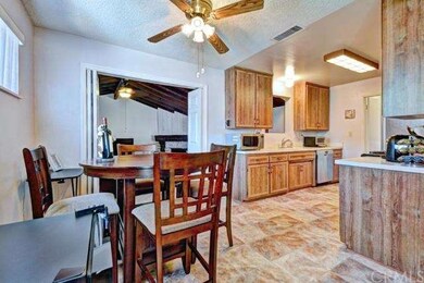 Eating area off of kitchen