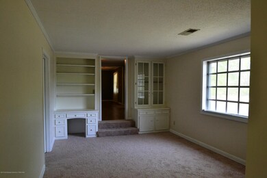 Built in shelves in the Great room