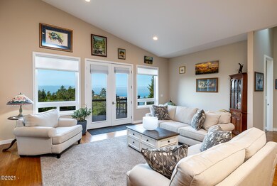 View Living to Deck