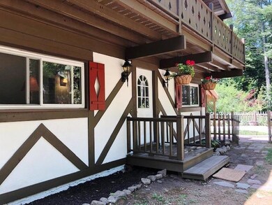 Looking toward the deck