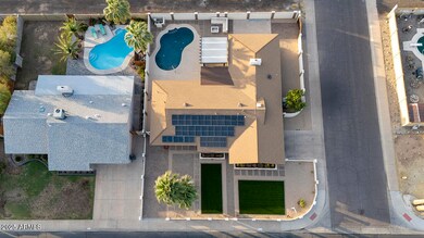 From high above.