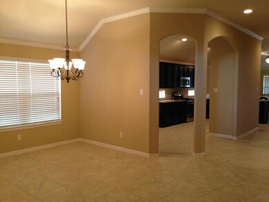 Breakfast area located off kitchen.