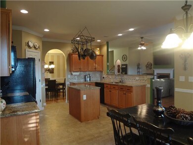 Gorgeous, upgraded Kitchen opens to Dining Room and Living Room!