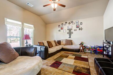 SPACIOUS LIVING AREA IS 17' X 17'6