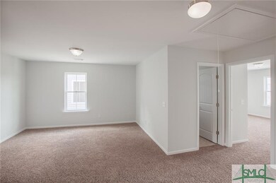 The upstairs features tons of natural lighting, pr