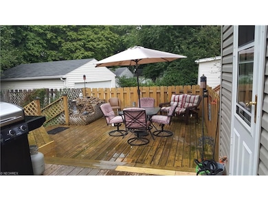 back porch ready for fun