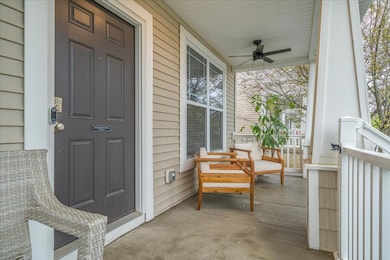 Enjoy a large covered front porch