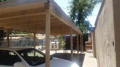 covered parking in back by alley