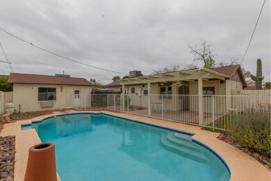 Fenced pool