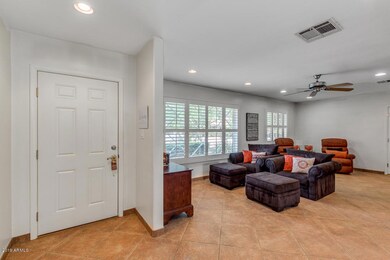 Front living and dining
