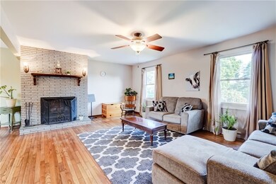 Gleaming hardwood floors!