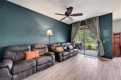 Living room featuring light hardwood / wood-style 