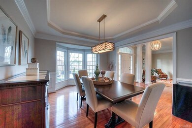 Alternate view of the dining room.