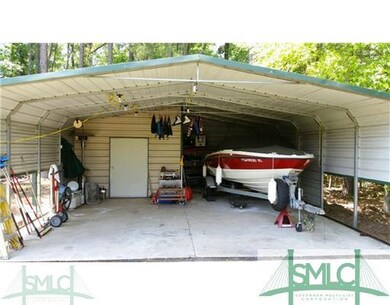 Exterior Front. Boat Shed