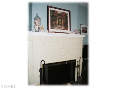 Living Room - View of fireplace.