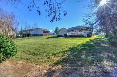 large rear yard to play in