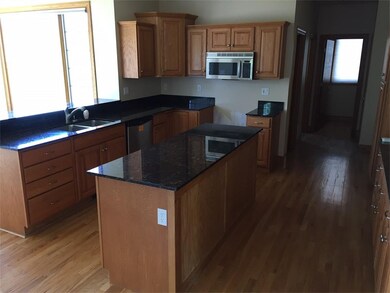 Kitchen with granite counters