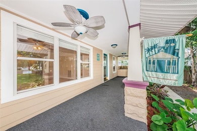 Large covered front porch