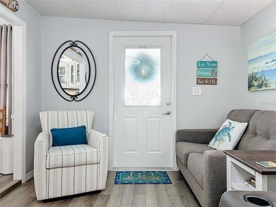 Inside front door