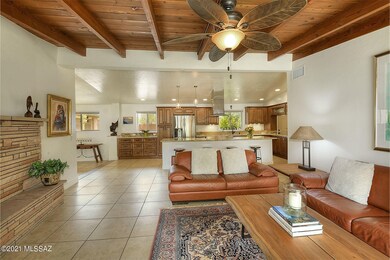 Classic exposed beams in Living Room