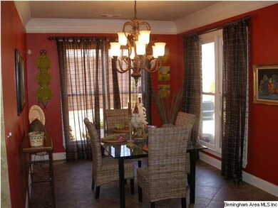 Eat in area off the kitchen flows to the patio