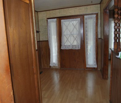 large foyer with closet