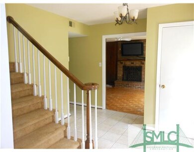 Foyer. Entry Foyer with View of Staircase, Tile Fl