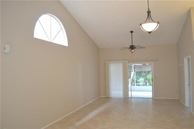 Living space has lots of wall area for furniture a