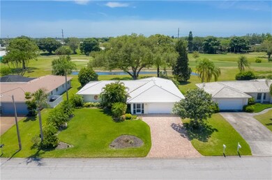 Aerial showing lake front and golf course view