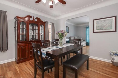 Formal dining room.