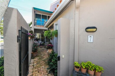 Private courtyard entrance.