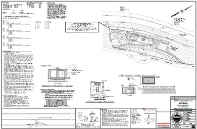 Engineer's site plan for 31 June Road.